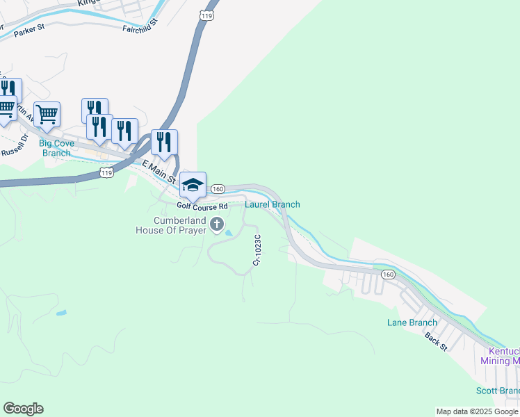 map of restaurants, bars, coffee shops, grocery stores, and more near 111 Union Street in Cumberland