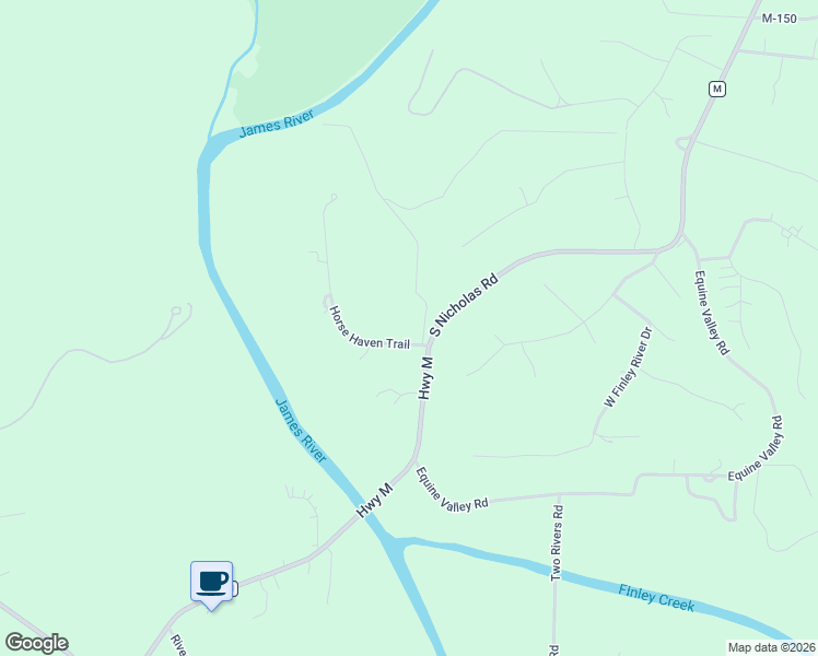 map of restaurants, bars, coffee shops, grocery stores, and more near 2010 Horse Haven Trail in Nixa