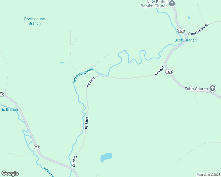 map of restaurants, bars, coffee shops, grocery stores, and more near 1020 State Highway 1803 in Barbourville