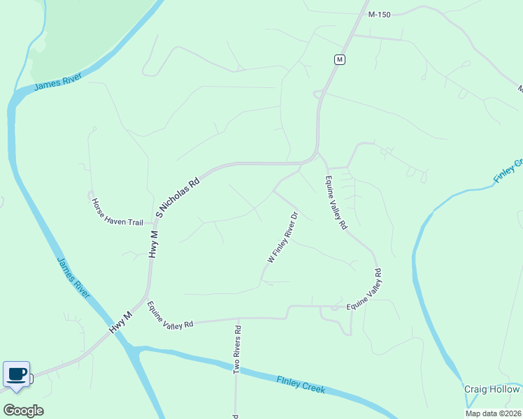 map of restaurants, bars, coffee shops, grocery stores, and more near 2370 Kissee Drive in Nixa