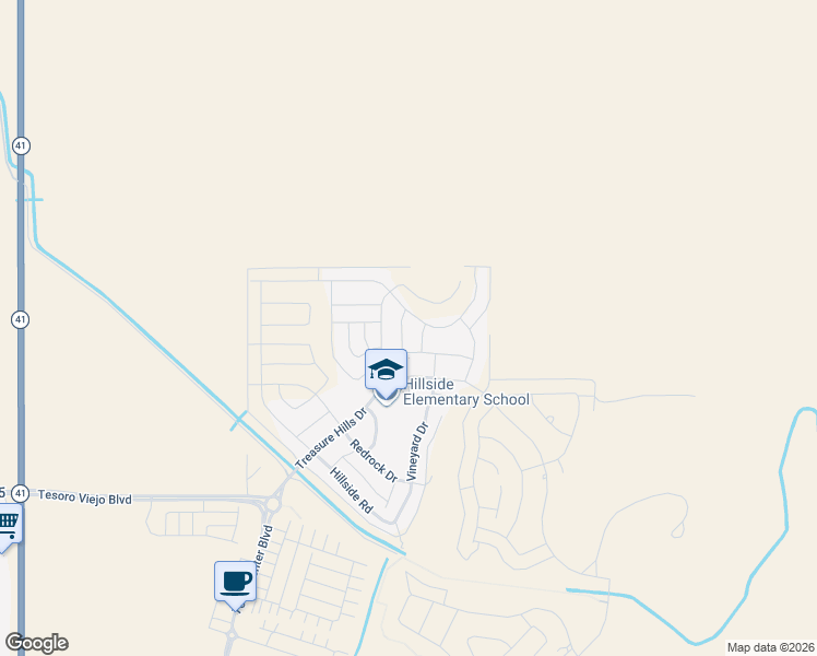 map of restaurants, bars, coffee shops, grocery stores, and more near 4693 Del Oro Road in Friant