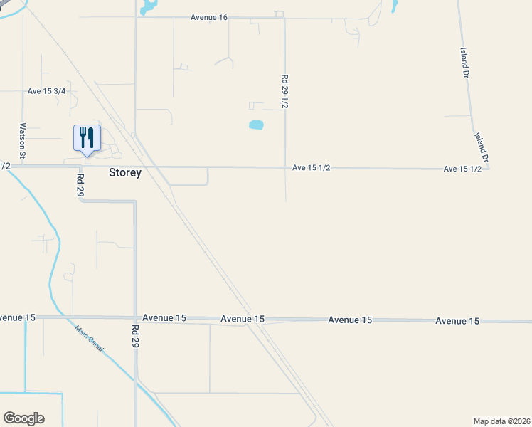 map of restaurants, bars, coffee shops, grocery stores, and more near 29342 Avenue 15 1/2 in Madera