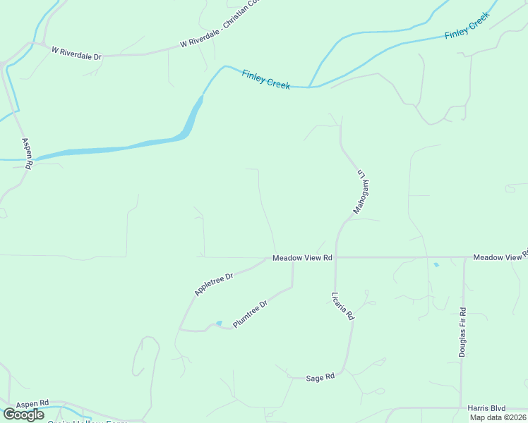 map of restaurants, bars, coffee shops, grocery stores, and more near Faught Road in Christian County
