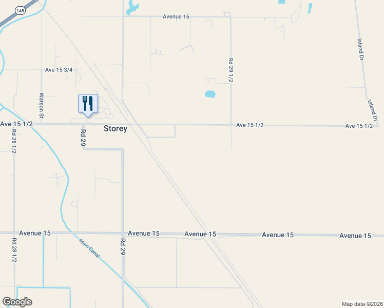 map of restaurants, bars, coffee shops, grocery stores, and more near 29342 Avenue 15 1/2 in Madera