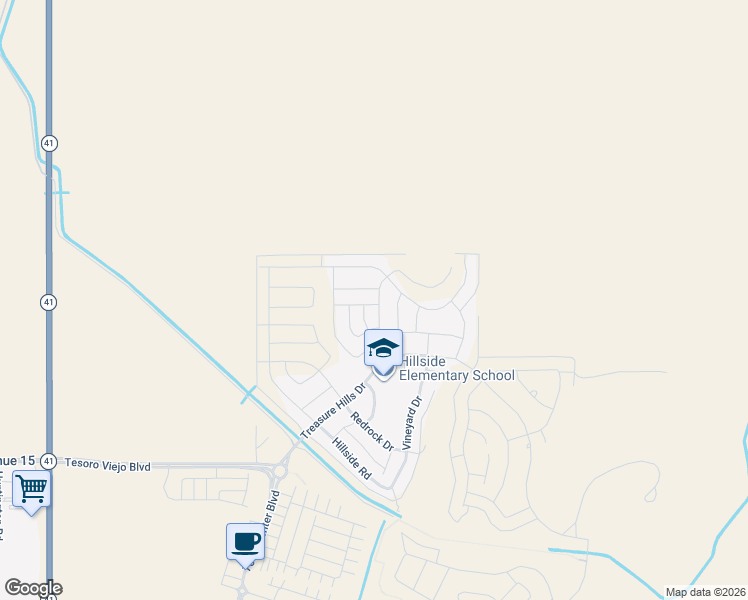 map of restaurants, bars, coffee shops, grocery stores, and more near 871 Highbranch Avenue in Madera