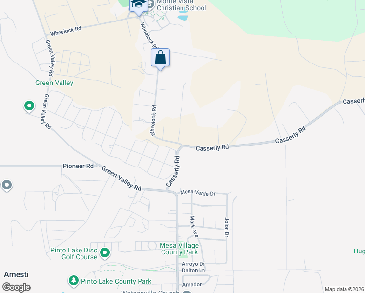 map of restaurants, bars, coffee shops, grocery stores, and more near 2 Wheelock Road in Watsonville