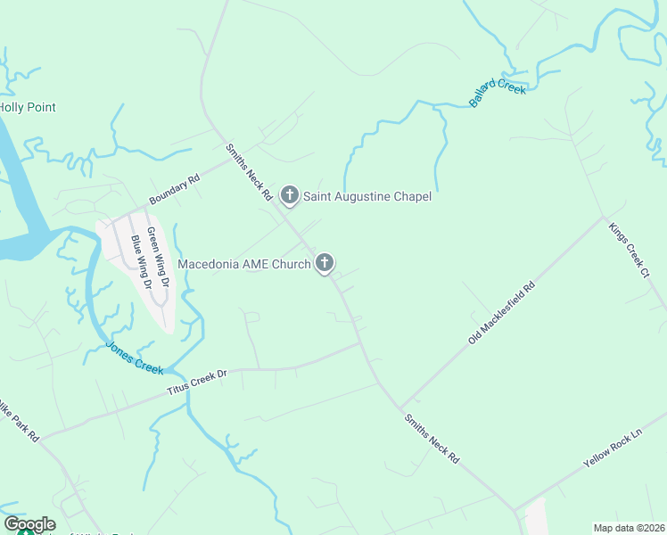 map of restaurants, bars, coffee shops, grocery stores, and more near 12217 Smiths Neck Road in Carrollton