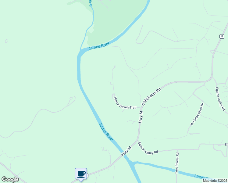 map of restaurants, bars, coffee shops, grocery stores, and more near 2064 Horse Haven Trail in Nixa