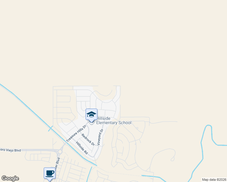 map of restaurants, bars, coffee shops, grocery stores, and more near Terrace Place in Friant