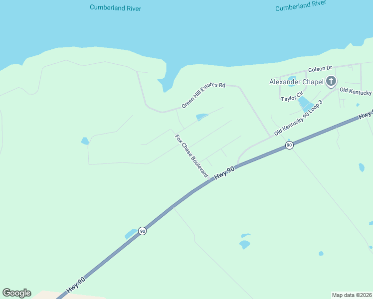 map of restaurants, bars, coffee shops, grocery stores, and more near Fox Chase Boulevard in Wayne County