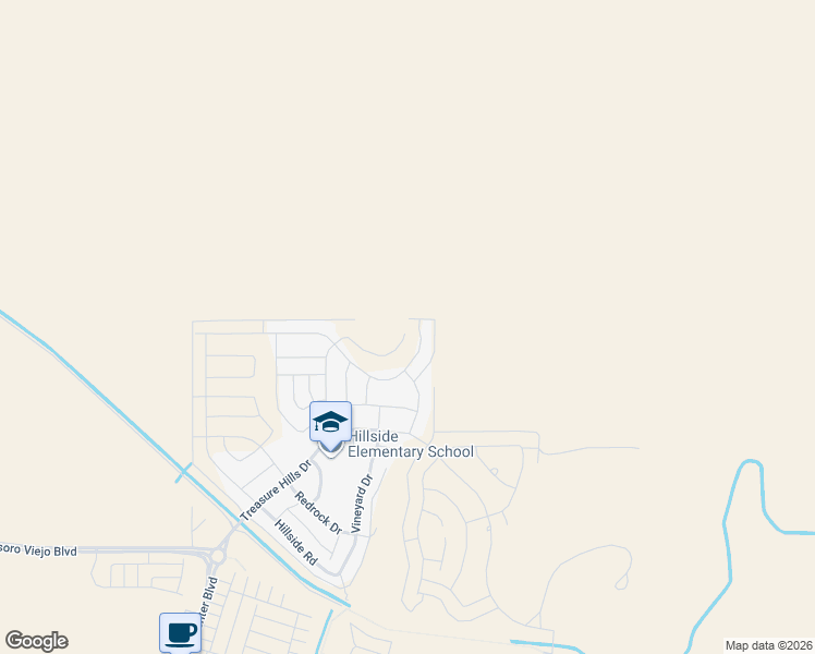 map of restaurants, bars, coffee shops, grocery stores, and more near 940 Terrace Place in Madera County
