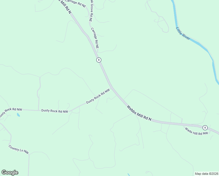 map of restaurants, bars, coffee shops, grocery stores, and more near 3500 Webbs Mill Road North in Floyd