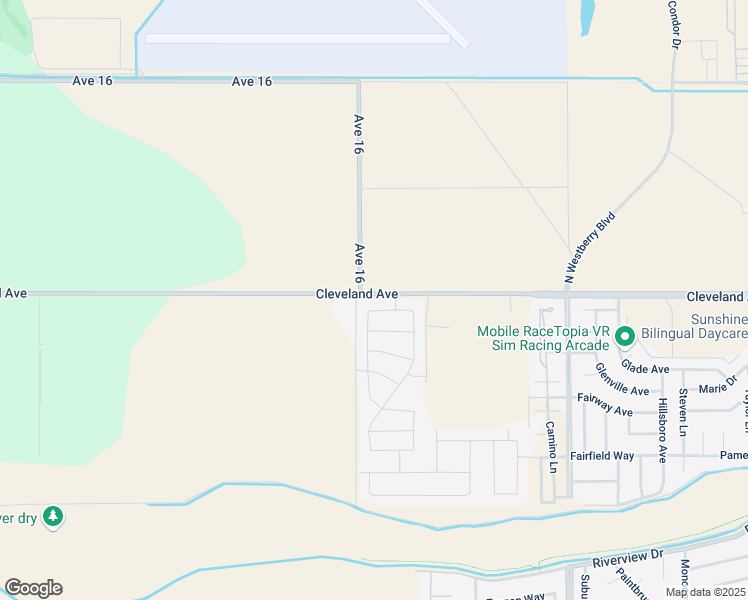 map of restaurants, bars, coffee shops, grocery stores, and more near 23888 Avenue 15 1/2 in Madera