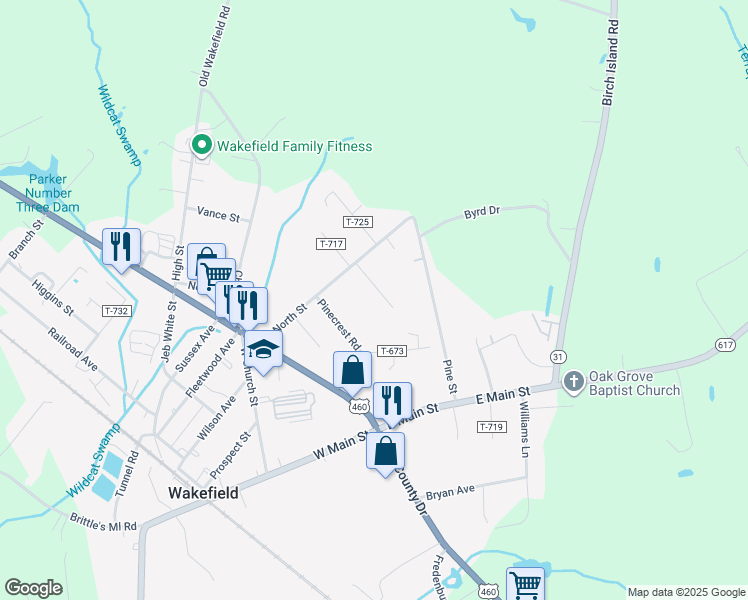 map of restaurants, bars, coffee shops, grocery stores, and more near 216 Savedge Avenue in Wakefield