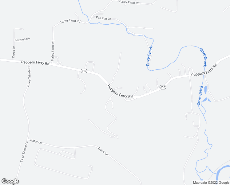 map of restaurants, bars, coffee shops, grocery stores, and more near Peppers Ferry Road in Wytheville