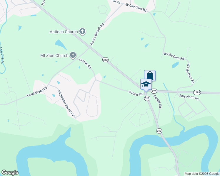 map of restaurants, bars, coffee shops, grocery stores, and more near 267 Cotton Road in Corbin