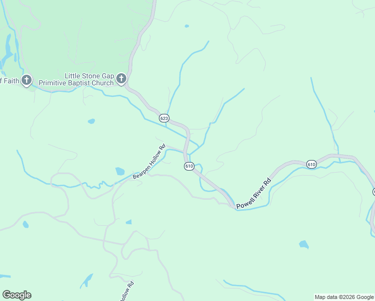 map of restaurants, bars, coffee shops, grocery stores, and more near 5961-5995 Powell River Road in Norton