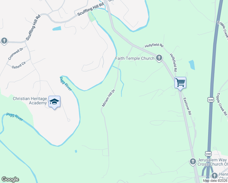 map of restaurants, bars, coffee shops, grocery stores, and more near 400 Miriam Hill Drive in Rocky Mount