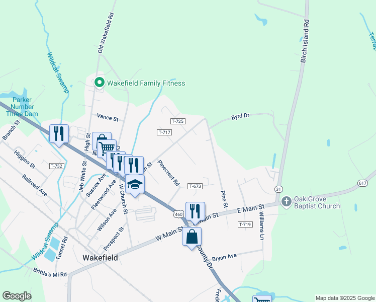map of restaurants, bars, coffee shops, grocery stores, and more near 217 Savedge Avenue in Wakefield