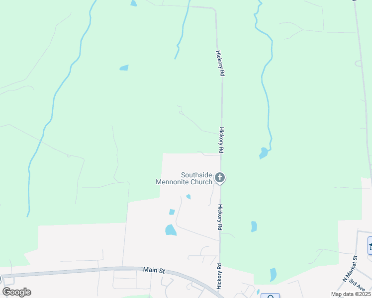 map of restaurants, bars, coffee shops, grocery stores, and more near 631 Hickory Road in Kenbridge