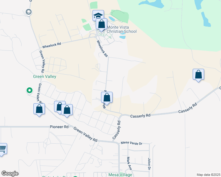map of restaurants, bars, coffee shops, grocery stores, and more near 96 Wheelock Road in Watsonville