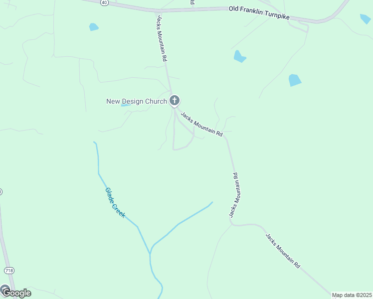 map of restaurants, bars, coffee shops, grocery stores, and more near 600 Jacks Mountain Road in Glade Hill