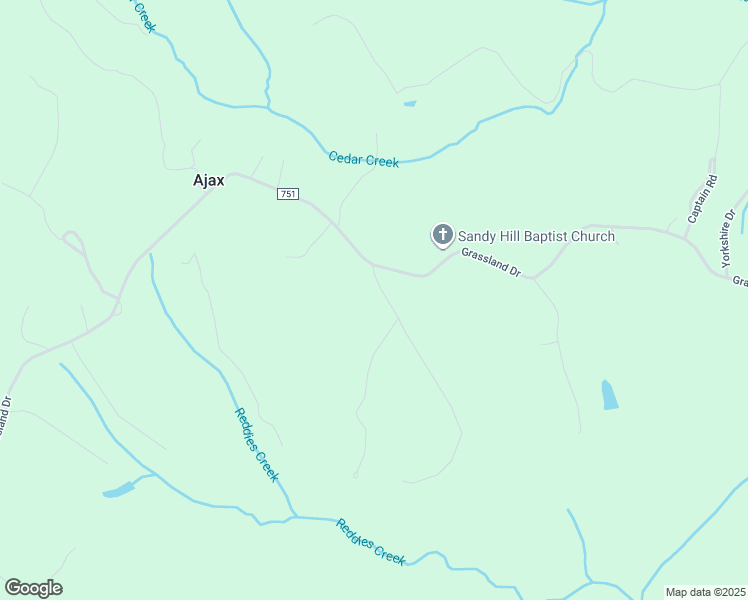 map of restaurants, bars, coffee shops, grocery stores, and more near 8317 Grassland Drive in Sandy Level