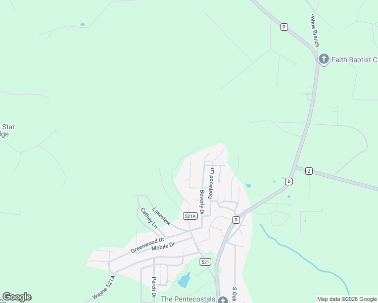 map of restaurants, bars, coffee shops, grocery stores, and more near Kent Drive in Wappapello