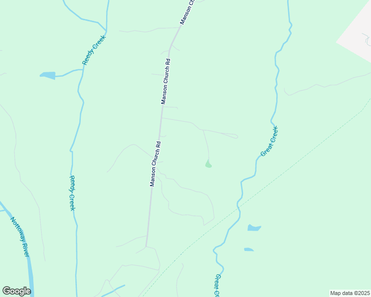 map of restaurants, bars, coffee shops, grocery stores, and more near 21215 Manson Church Road in McKenney
