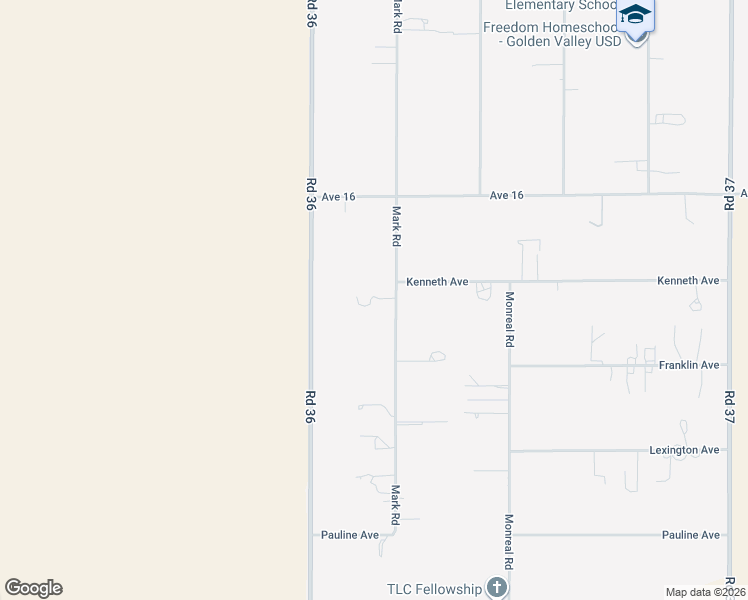 map of restaurants, bars, coffee shops, grocery stores, and more near 36228 Kenneth Avenue in Madera