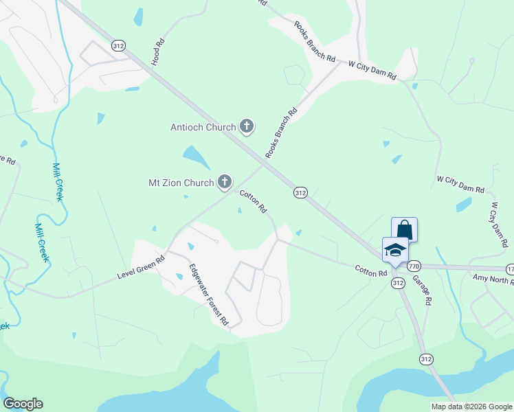 map of restaurants, bars, coffee shops, grocery stores, and more near 551 Cotton Road in Corbin