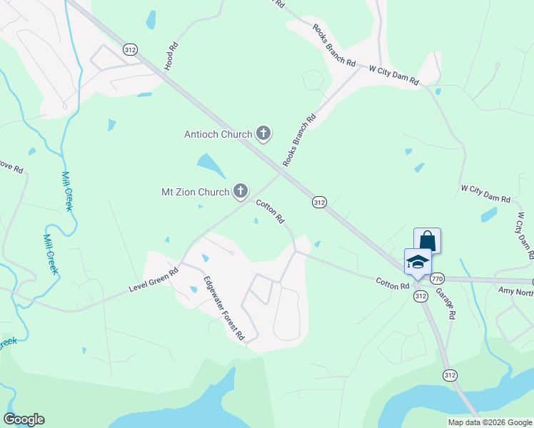 map of restaurants, bars, coffee shops, grocery stores, and more near 551 Cotton Road in Corbin