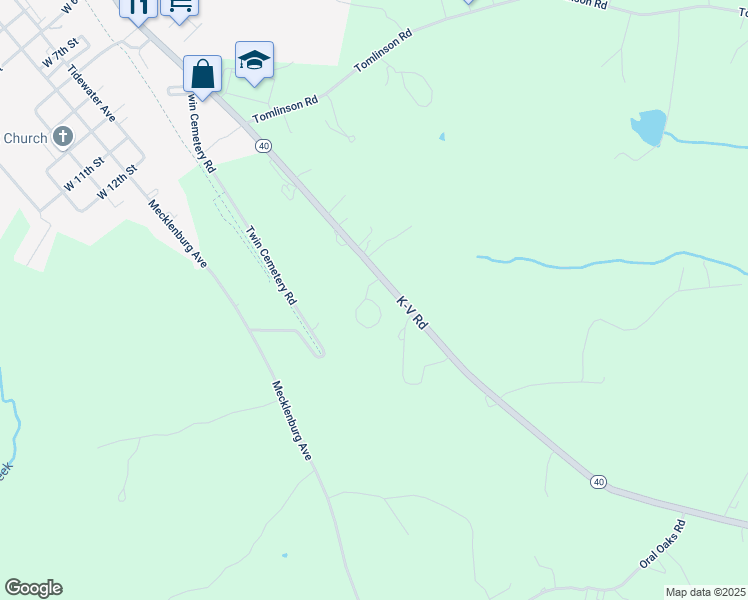 map of restaurants, bars, coffee shops, grocery stores, and more near 642 K-V Road in Victoria