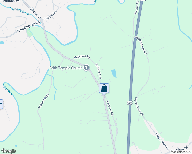 map of restaurants, bars, coffee shops, grocery stores, and more near 31 Hollyfield Road in Rocky Mount