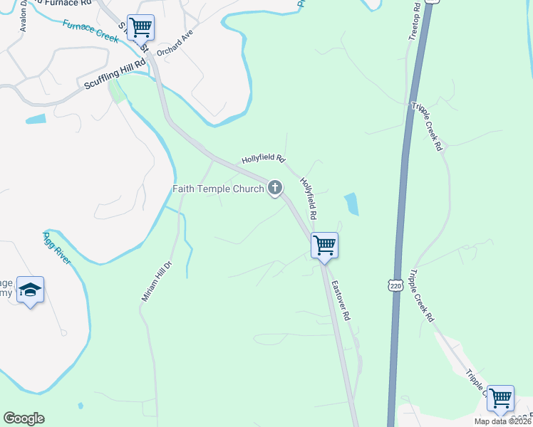 map of restaurants, bars, coffee shops, grocery stores, and more near 112 Sunrise Road in Rocky Mount