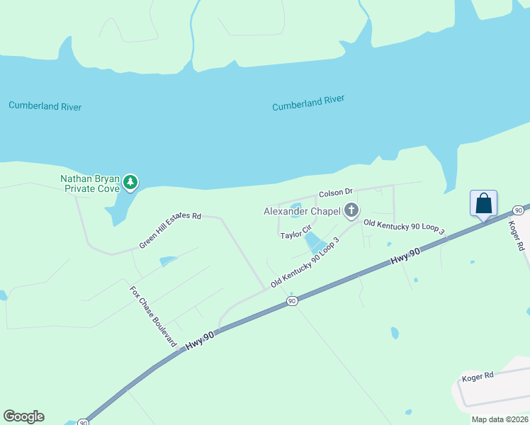 map of restaurants, bars, coffee shops, grocery stores, and more near Colson Drive in Bronston
