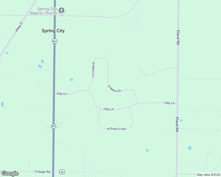 map of restaurants, bars, coffee shops, grocery stores, and more near 6323 El Reno Drive in Joplin