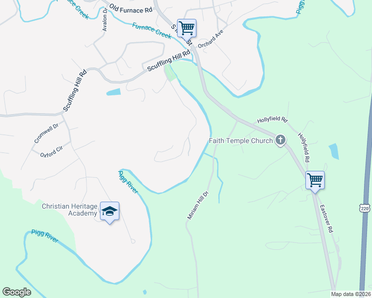 map of restaurants, bars, coffee shops, grocery stores, and more near 500-798 Old Fort Road in Rocky Mount