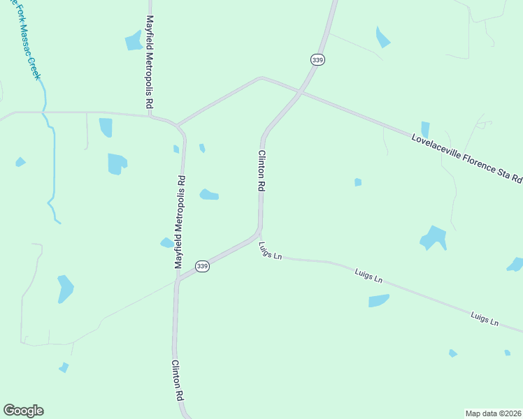 map of restaurants, bars, coffee shops, grocery stores, and more near 6898 Clinton Road in Paducah