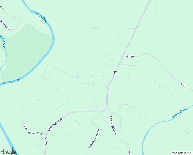 map of restaurants, bars, coffee shops, grocery stores, and more near 2399 Eagles View Lane in Nixa