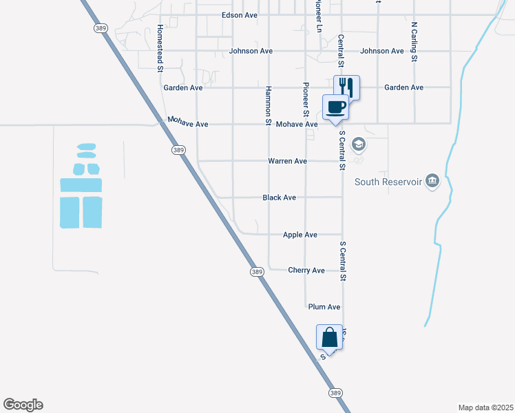 map of restaurants, bars, coffee shops, grocery stores, and more near 229 Black Avenue in Colorado City