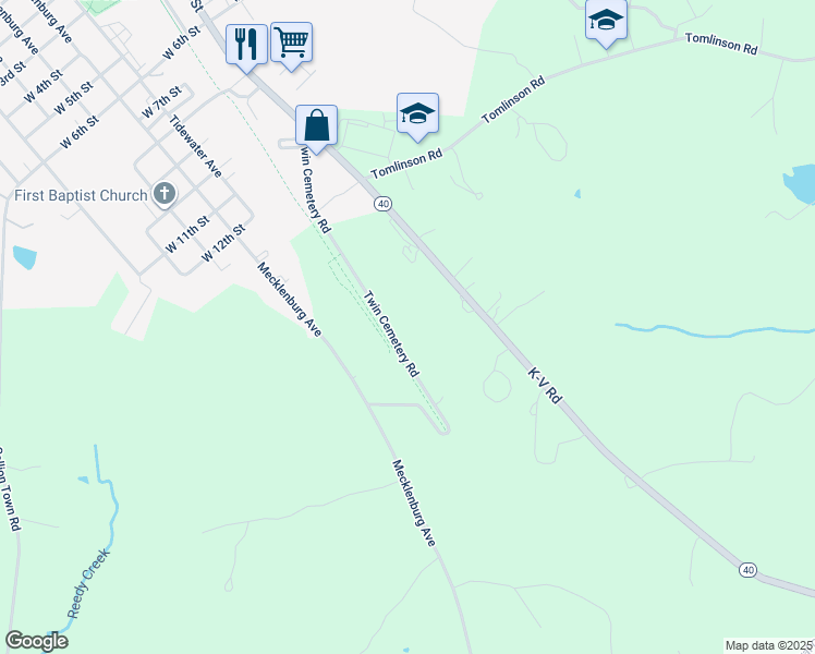 map of restaurants, bars, coffee shops, grocery stores, and more near 487 Twin Cemetery Road in Victoria