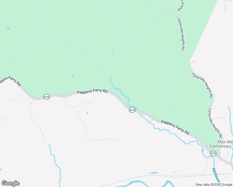 map of restaurants, bars, coffee shops, grocery stores, and more near Peppers Ferry Road in Wytheville
