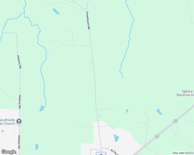 map of restaurants, bars, coffee shops, grocery stores, and more near 9189 Poorhouse Road in Kenbridge