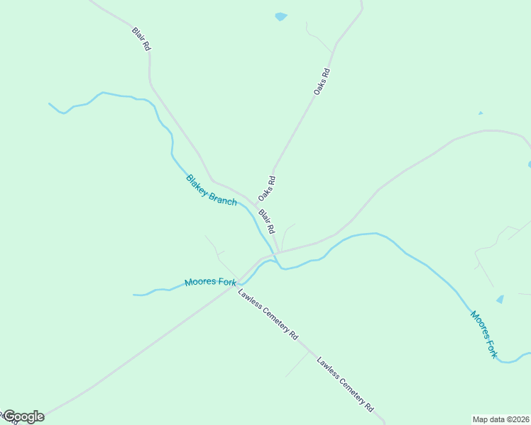 map of restaurants, bars, coffee shops, grocery stores, and more near Blair Road in Jamestown