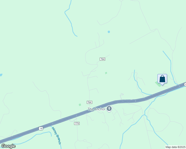 map of restaurants, bars, coffee shops, grocery stores, and more near County Road 764 in Cedar Bluff