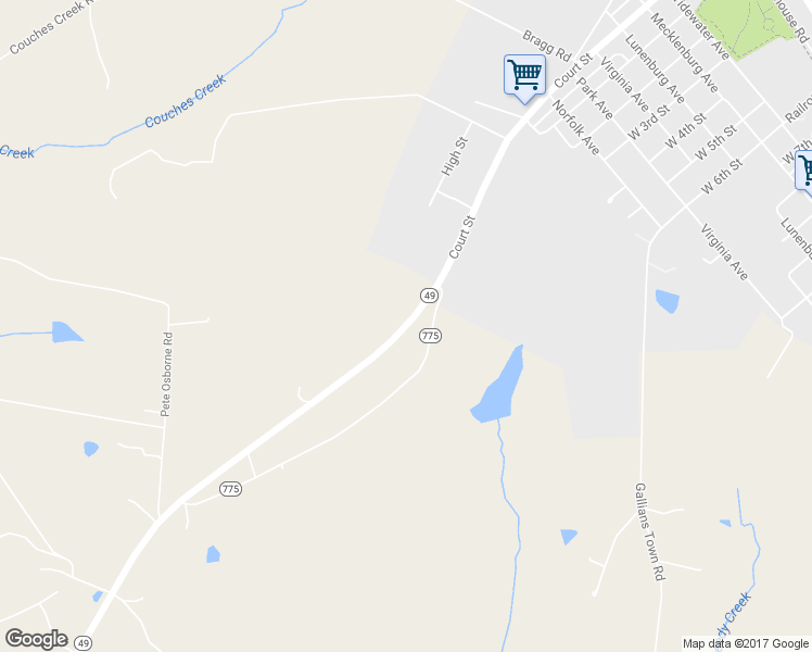 map of restaurants, bars, coffee shops, grocery stores, and more near 13100 Courthouse Road in Victoria