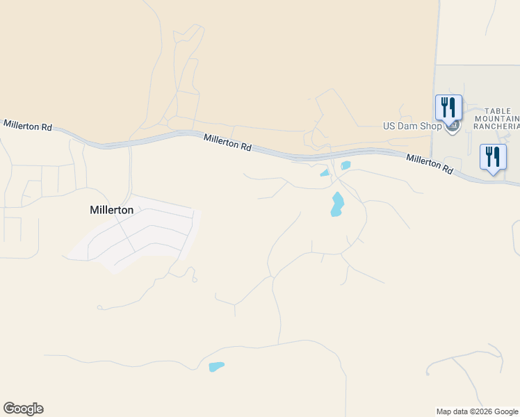 map of restaurants, bars, coffee shops, grocery stores, and more near 21879 Glenhaven Lane in Friant