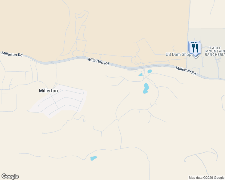 map of restaurants, bars, coffee shops, grocery stores, and more near 21879 Glenhaven Lane in Friant