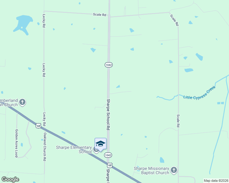 map of restaurants, bars, coffee shops, grocery stores, and more near 542 Sharpe School Road in Calvert City